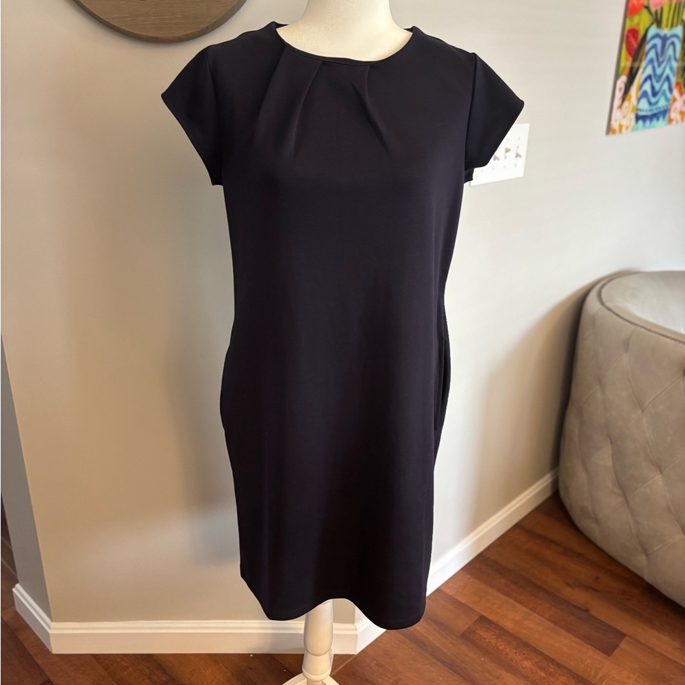Lands' End Classic Navy Mini Dress